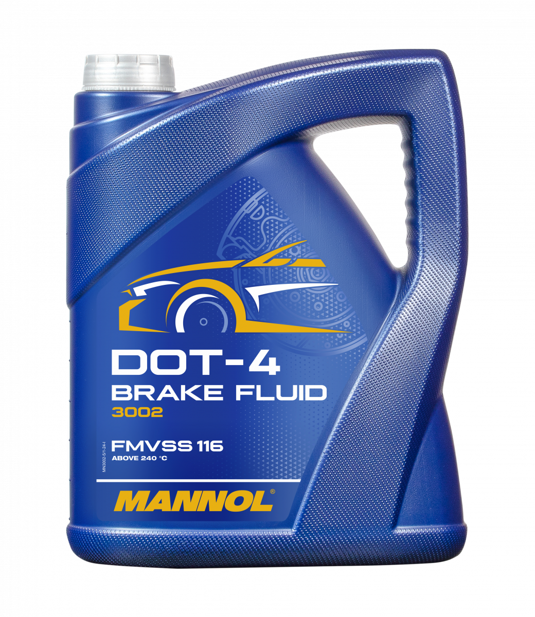 Mannol Brake Fluid DOT-4 - 5 Litre