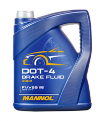 Mannol Brake Fluid DOT-4 - 5 Litre