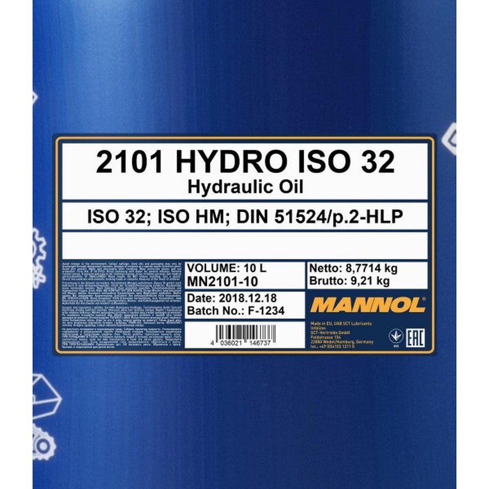 Mannol Hydro Iso 32 MN2101-10 - 10L